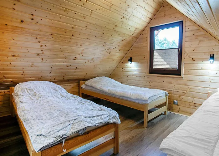 Nyaraló Amazing In Ostrowite With Sauna *