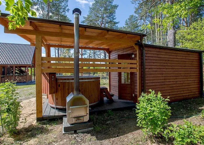 Amazing In Ostrowite With Sauna Nyaraló *