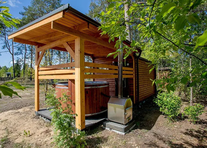 Nyaraló Amazing In Ostrowite With Sauna *