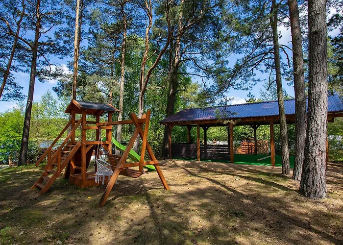 Nyaraló Amazing In Ostrowite With Sauna *